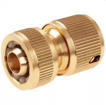  Szybkozłącze 1/2" - przelot, mosiężne Khayner Garden - KB412