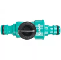  Łącznik z zaworem - do węży ogrodowych Khayner Garden - K6CA