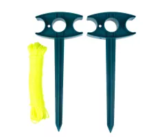 Odciąg, kotwy do stabilizacji drzewa 25x10cm +sznurek 15m