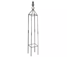 Obelisk ogrodowy do roślin pnących Plantina, kwadrat - 99x14x14cm