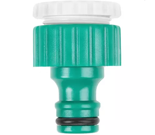 Przyłącze na kran z gwintem wewnętrznym 3/4" + redukcja na 1/2" Khayner Garden - K1412