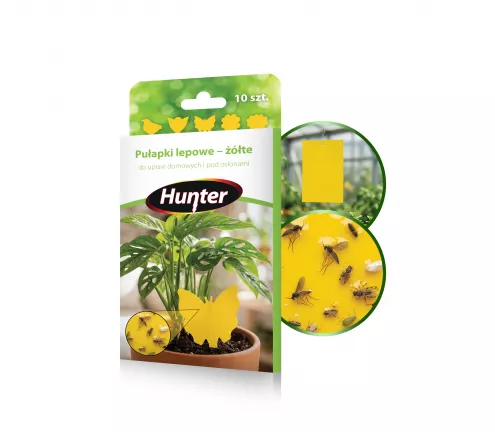 Hunter Pułapki lepowe żółte do upraw domowych i pod osłonami