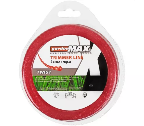 Żyłka tnąca, skręcona gardenMAX