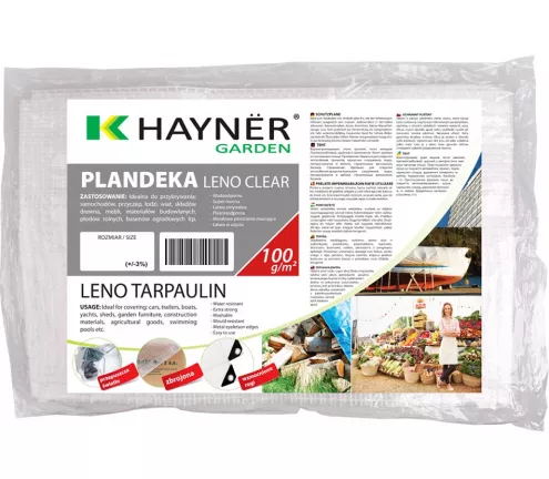 Plandeka przezroczysta zbrojona Khayner Garden