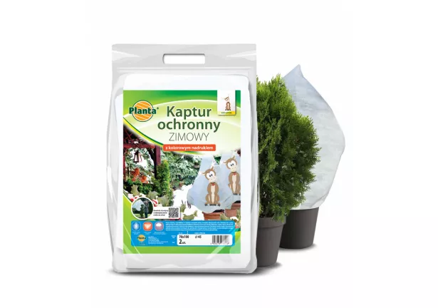 Kaptur ochronny zimowy z nadrukiem Renifera - Planta