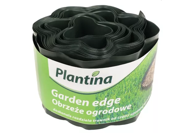 Obrzeże trawnikowe 10cm x 9m Plantina - ciemnozielone