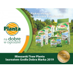 Certyfikat Dobra Marka 2019 w kategorii Trawy dla Planta na dobre w ogrodzie!
